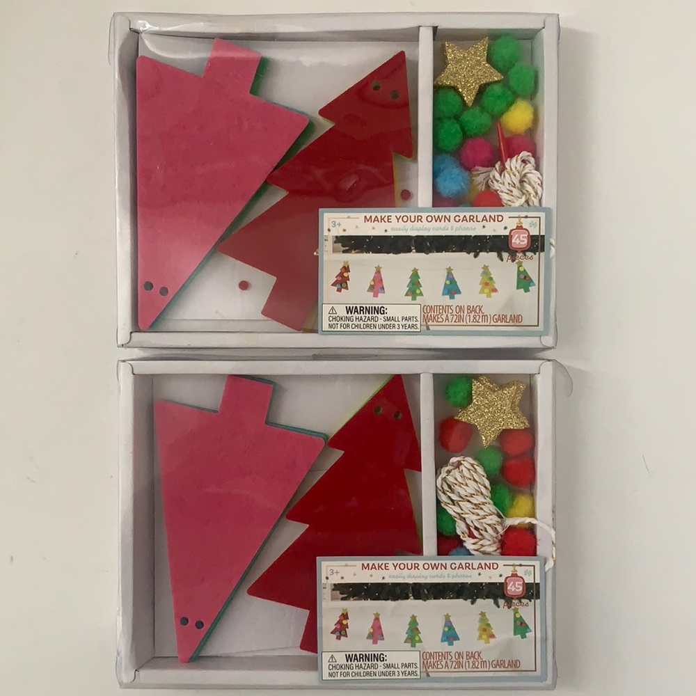 Christmas Target Bullseye make your own Christmas tree garland.